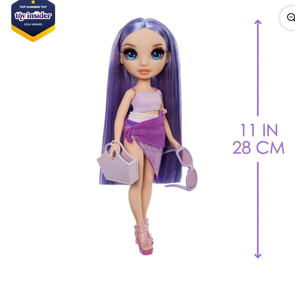 Rainbow High Swim & Style Violet, Purple 11” Doll, Ages 4-12 - Picture 4 of 6